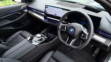 BMW i5 Touring interior side