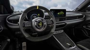 Abarth 600e steering wheel