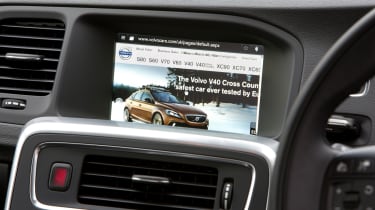 Infotainment system includes online connectivity