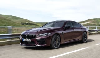 BMW M8 Gran Coupe driving