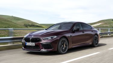 BMW M8 Gran Coupe driving