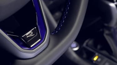 Volkswagen Tiguan R steering wheel detailing