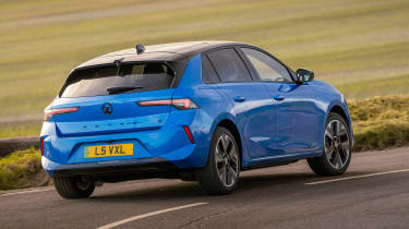 Vauxhall Astra Electric rear handling