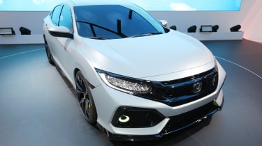 The new Honda Civic made its public debut at the 2016 Paris Motor Show