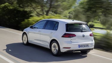 The e-Golf doesn&#039;t feel out of its depth on motorways, either