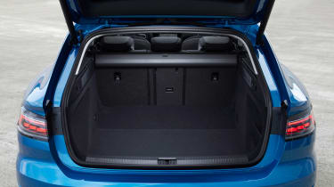 2020 Volkswagen Arteon Shooting Brake estate - boot space, rear seats upright 