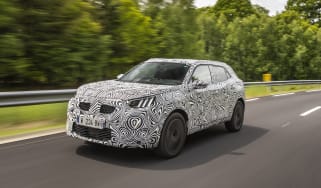 2020 Peugeot 2008 prototype - front 3/4 dynamic