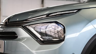 2021 Citroen e-C4 - front headlights side view