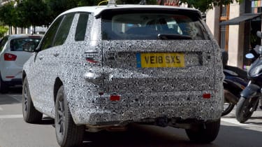 2019 Land Rover Discovery Sport rear spy shot