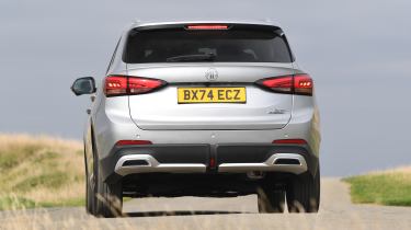 MG ZS rear driving