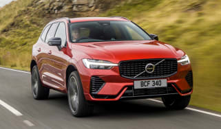 Facelifted Volvo XC60 driving - front