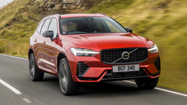 Facelifted Volvo XC60 driving - front