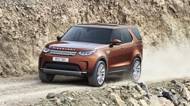 2016 Land Rover Discovery driving off-road