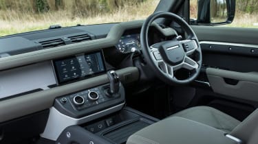 Land Rover Defender SUV interior