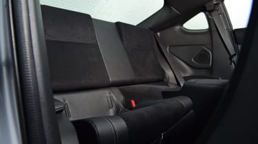 Toyota GR86 coupe rear seats