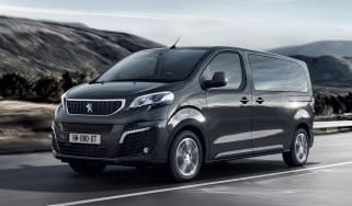 Peugeot e-Traveller MPV front 3/4 tracking