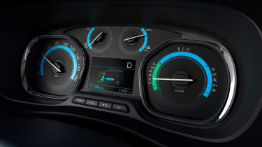 Peugeot e-Traveller MPV instrument dials